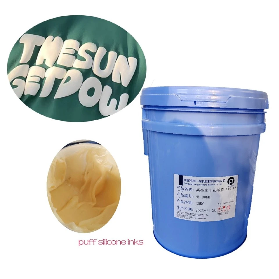 Puff Foamed Silicone Ink suppliers